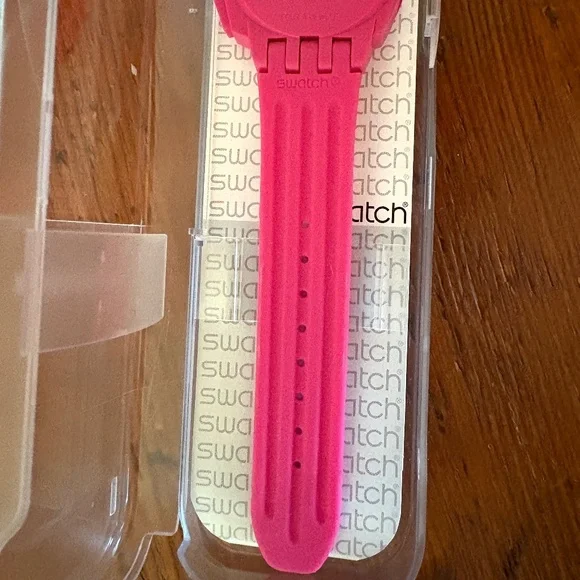 NWT Swatch Watch Chrono Huyana, Pink Unisex 2009 SUIP400 - Picture 6 of 12